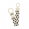 Держатель для пустушки BIBS Clip Loop Polka Ivory / Black